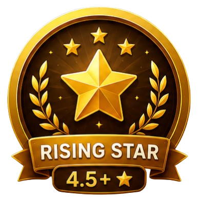 Rising Star: Top Rating with 4.9+
